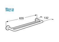 ROCA HOTEL\'S 2.0 TOALLERO DOBLE